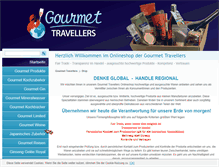 Tablet Screenshot of gourmet-travellers.at